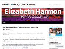 Tablet Screenshot of elizabethharmonauthor.com